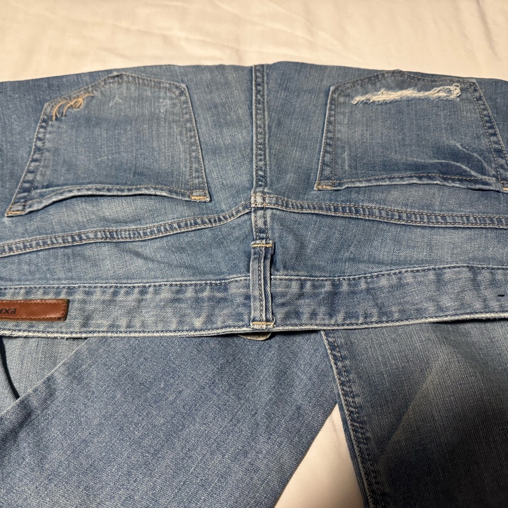 Express Light Blue Boyfriend Jeans - Picture 4 of 4